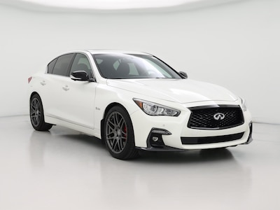 White 2018 Infiniti Q50 Red Sport 400