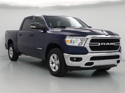 Blue 2021 Ram 1500 Bighorn