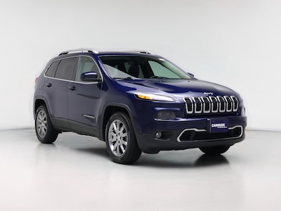 Blue 2018 Jeep Cherokee Limited
