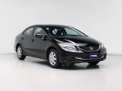 Black 2015 Honda Civic LX