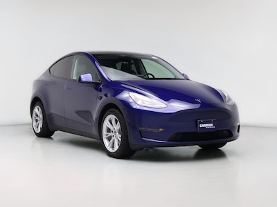 Blue 2021 Tesla Model Y Long Range
