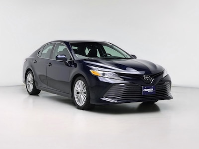 Blue 2018 Toyota Camry XLE