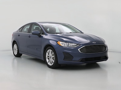 Blue 2019 Ford Fusion SE