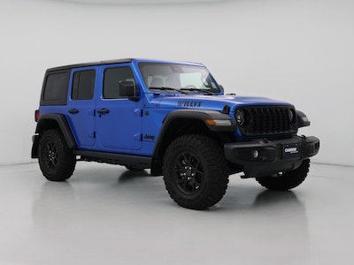 Blue 2024 Jeep Wrangler Willy's