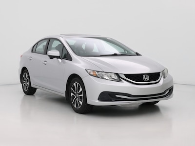 Silver 2015 Honda Civic EX