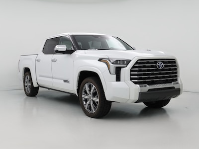 White 2023 Toyota Tundra Hybrid Capstone
