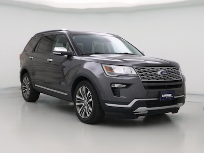 Gray 2018 Ford Explorer Platinum