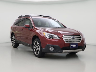 Red 2017 Subaru Outback 3.6R Limited