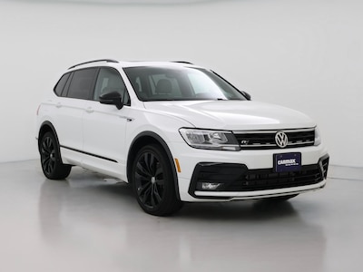 White 2020 Volkswagen Tiguan SE R-Line Black