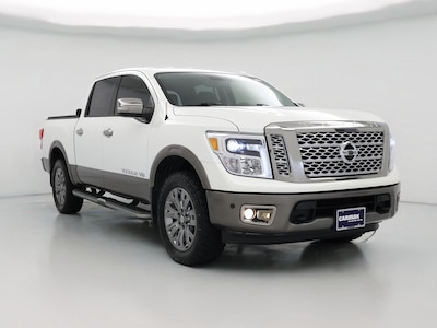 White 2018 Nissan Titan Platinum Reserve
