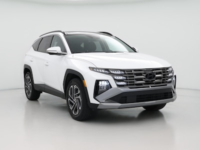 White 2025 Hyundai Tucson Hybrid Limited