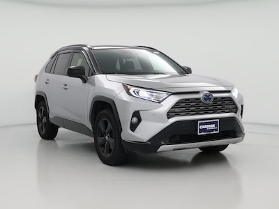 Silver 2019 Toyota RAV4 Hybrid XSE
