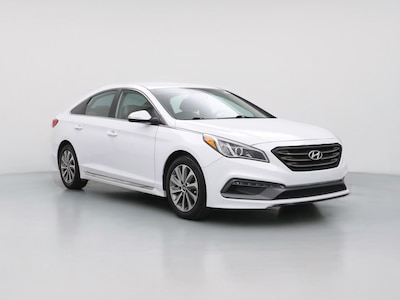 White 2016 Hyundai Sonata Sport
