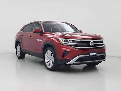 Red 2022 Volkswagen Atlas Cross Sport SE w/Tech