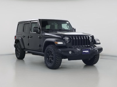 Black 2022 Jeep Wrangler Unlimited Willys