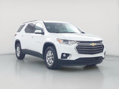 White 2021 Chevrolet Traverse LT Leather