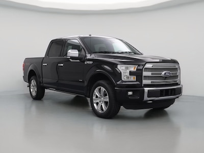 Black 2016 Ford F150 Platinum