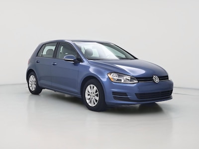 Blue 2017 Volkswagen Golf S