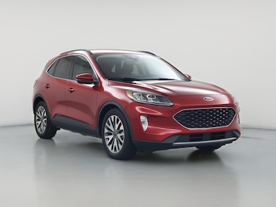 Red 2020 Ford Escape Hybrid Titanium