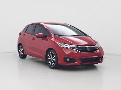 Red 2019 Honda Fit EX