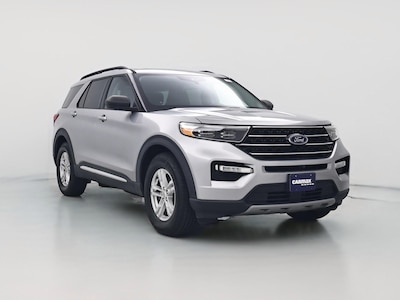 Silver 2021 Ford Explorer XLT