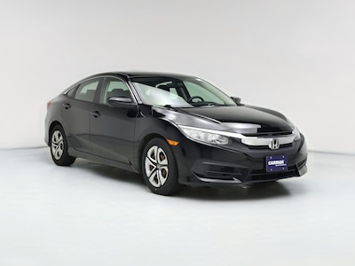 Black 2017 Honda Civic LX