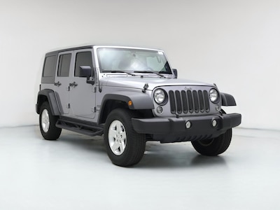 Gray 2016 Jeep Wrangler Unlimited Sport