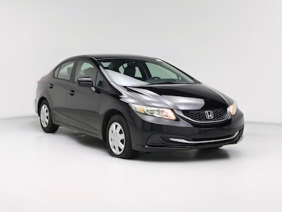 Black 2014 Honda Civic LX