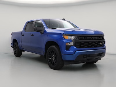 Blue 2022 Chevrolet Silverado 1500 Custom