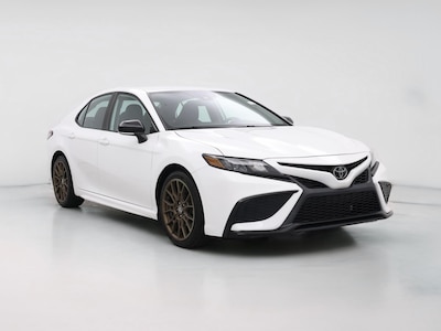 White 2023 Toyota Camry SE Night Shade