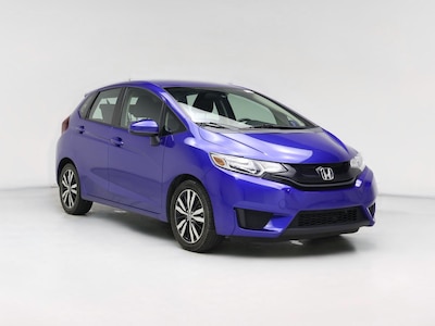 Blue 2015 Honda Fit LX