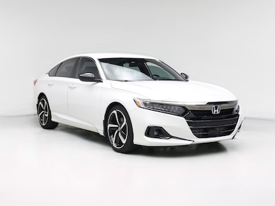 White 2022 Honda Accord Sport
