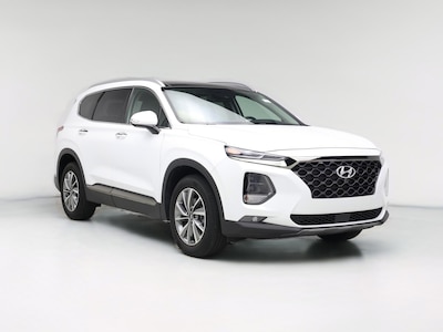 White 2020 Hyundai Santa Fe Limited