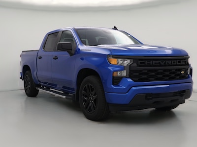 Blue 2022 Chevrolet Silverado 1500 Custom