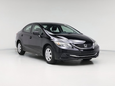 Black 2015 Honda Civic LX