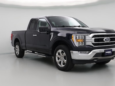 Blue 2021 Ford F150 XLT