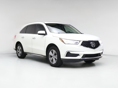 White 2019 Acura MDX
