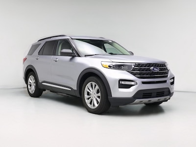 Silver 2024 Ford Explorer XLT
