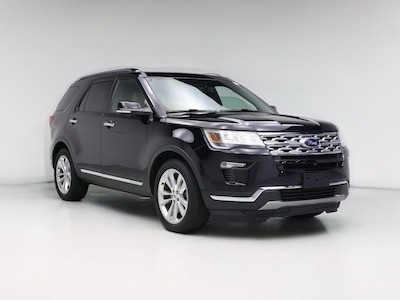 Black 2018 Ford Explorer Limited