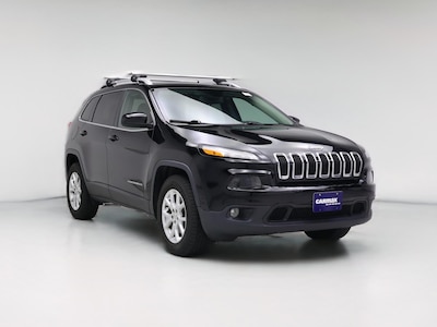Black 2017 Jeep Cherokee Latitude