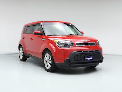 Red 2015 Kia Soul +