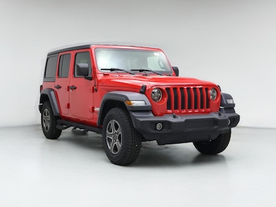 Red 2018 Jeep Wrangler All-New Unlimited Sport S