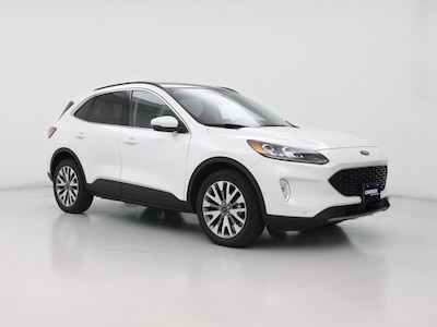 White 2020 Ford Escape Hybrid Titanium