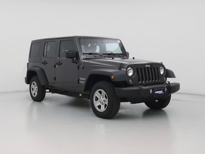 Gray 2017 Jeep Wrangler Unlimited Sport