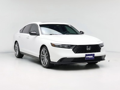 White 2023 Honda Accord Hybrid Sport