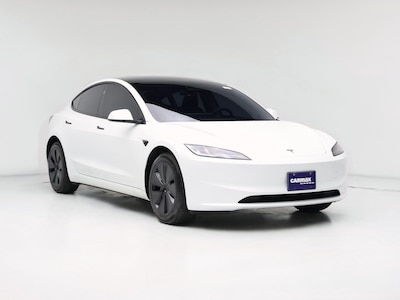 White 2025 Tesla Model 3 Long Range