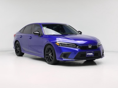 Blue 2024 Honda Civic Sport