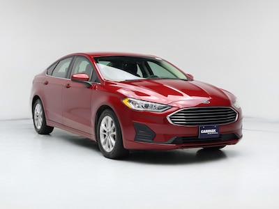 Red 2020 Ford Fusion SE
