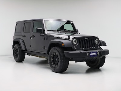 Gray 2016 Jeep Wrangler Unlimited Rubicon