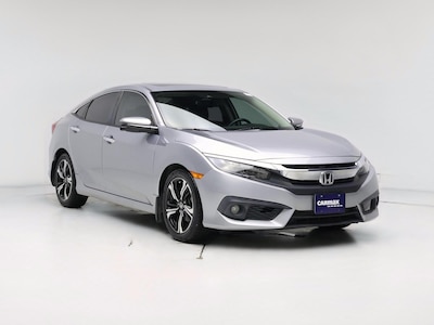Silver 2017 Honda Civic Touring